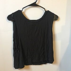 black tank top